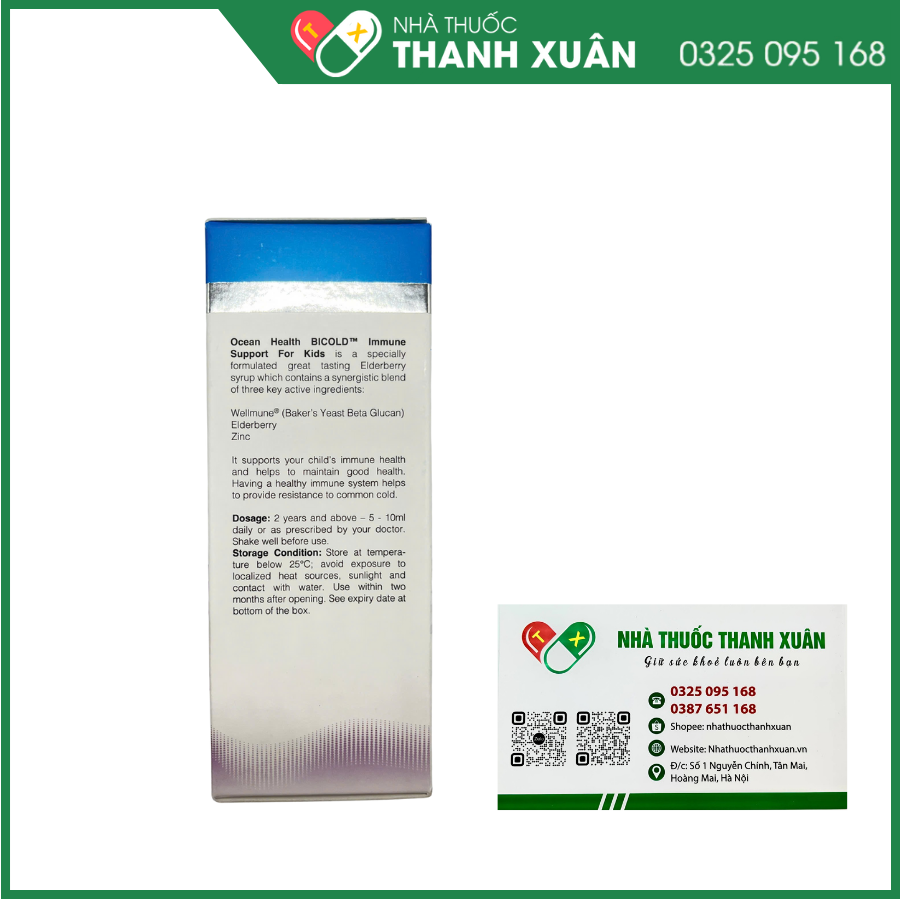 Bicold Immune Support for Kids hỗ trợ tăng cường sức đề kháng cho trẻ